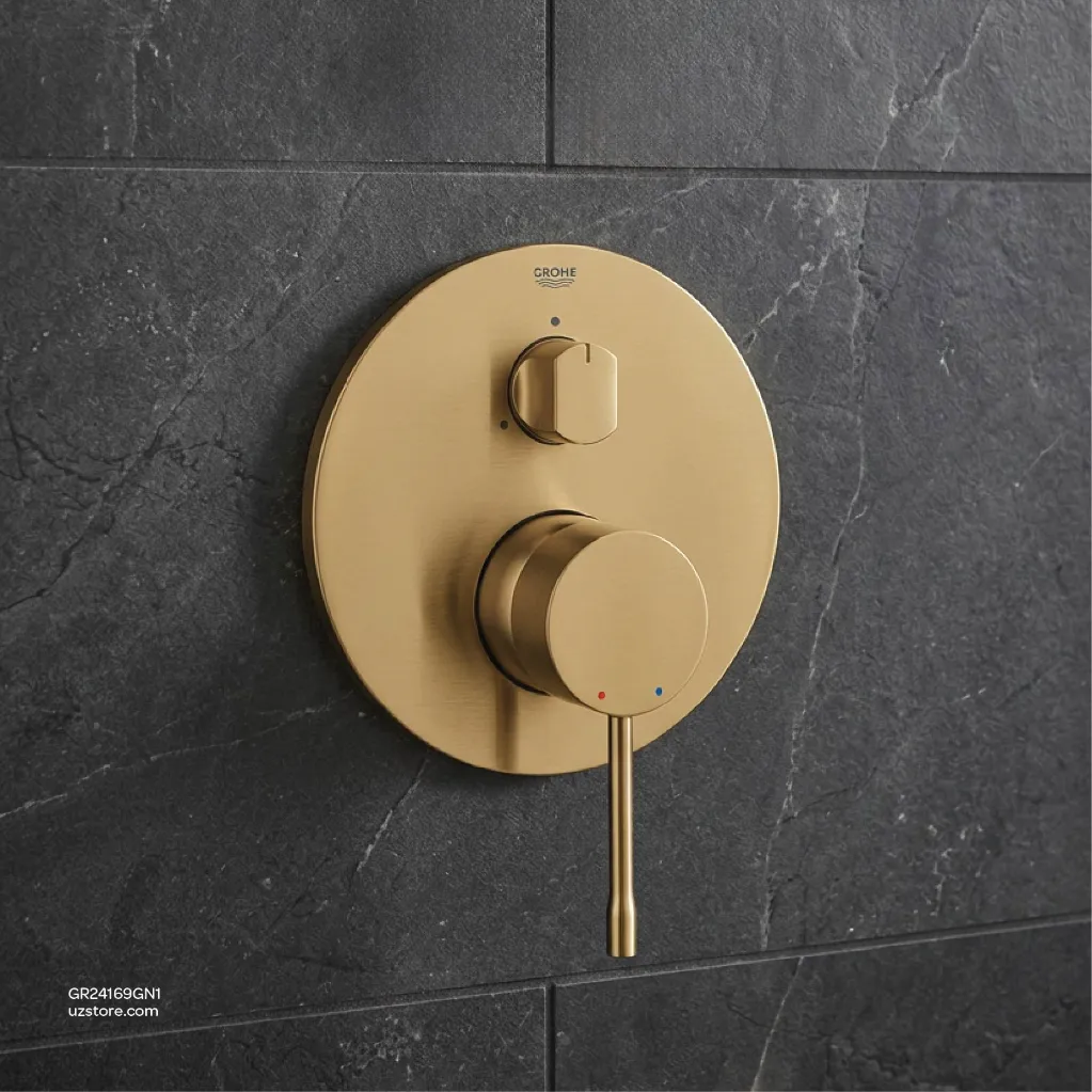 Uzstore  GROHE Essence Single-lever mixer with 3-way diverter , 24169GN1 , brushed cool sunrise GR24169GN1-03.webp