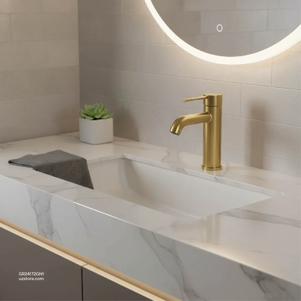 Uzstore GROHE Essence Single-lever basin mixer Half inch S-Size , 24172GN1 , brushed cool sunrise GR24172GN1-03.webp