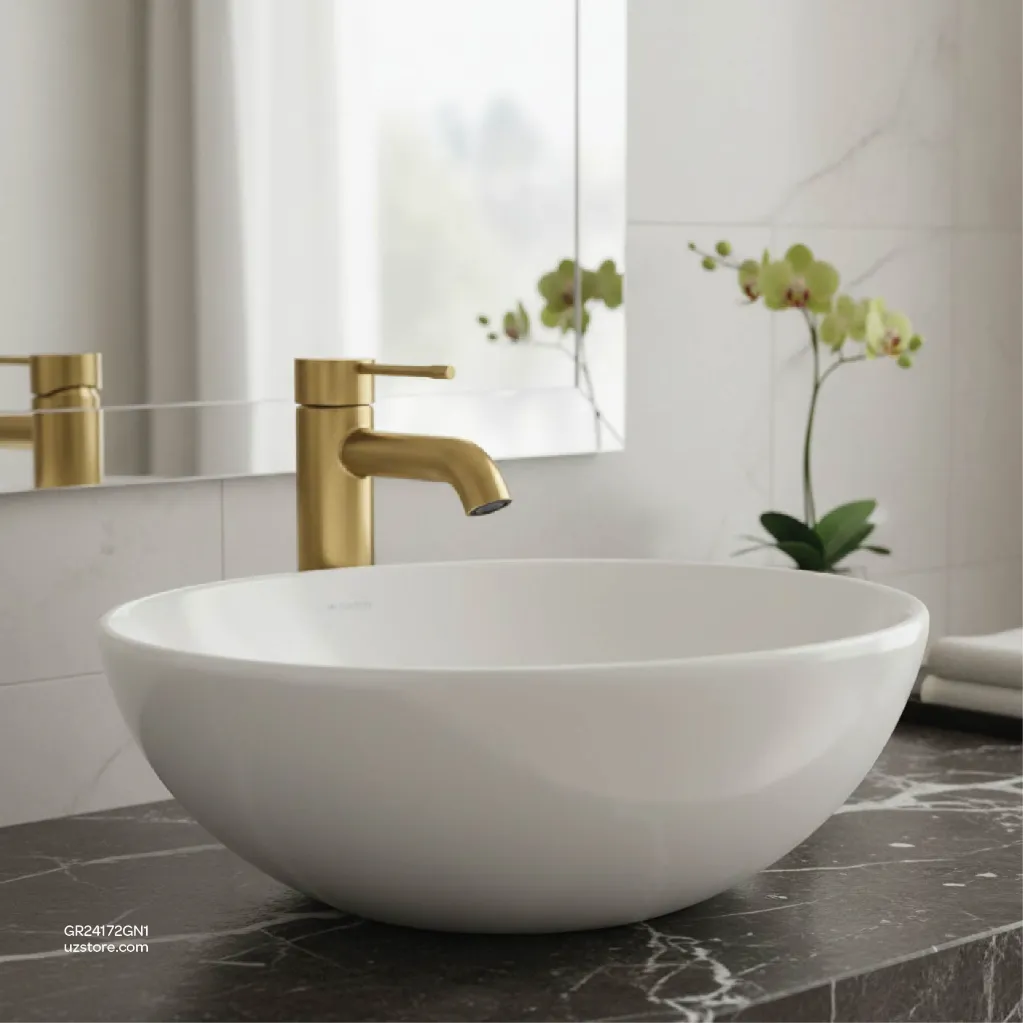 Uzstore GROHE Essence Single-lever basin mixer Half inch S-Size , 24172GN1 , brushed cool sunrise GR24172GN1-04.webp