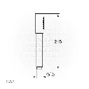 Uzstore GROHE Rainshower Aqua Stick Hand shower 1 spray , 26465GN0 , brushed cool sunrise GR26465GN0-02.webp