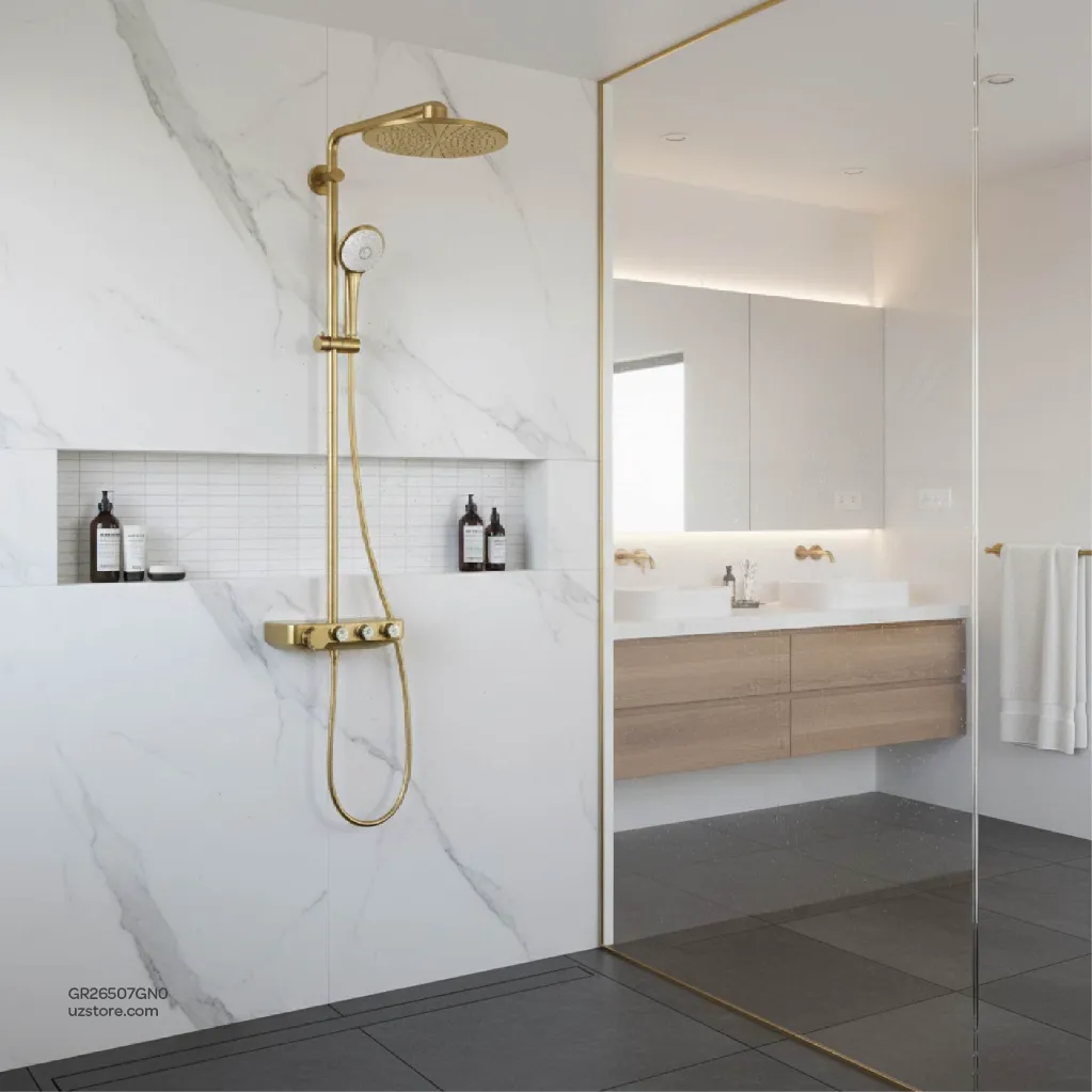 Uzstore Shower system with thermostat for wall mounting  GR26507GN0-03.webp