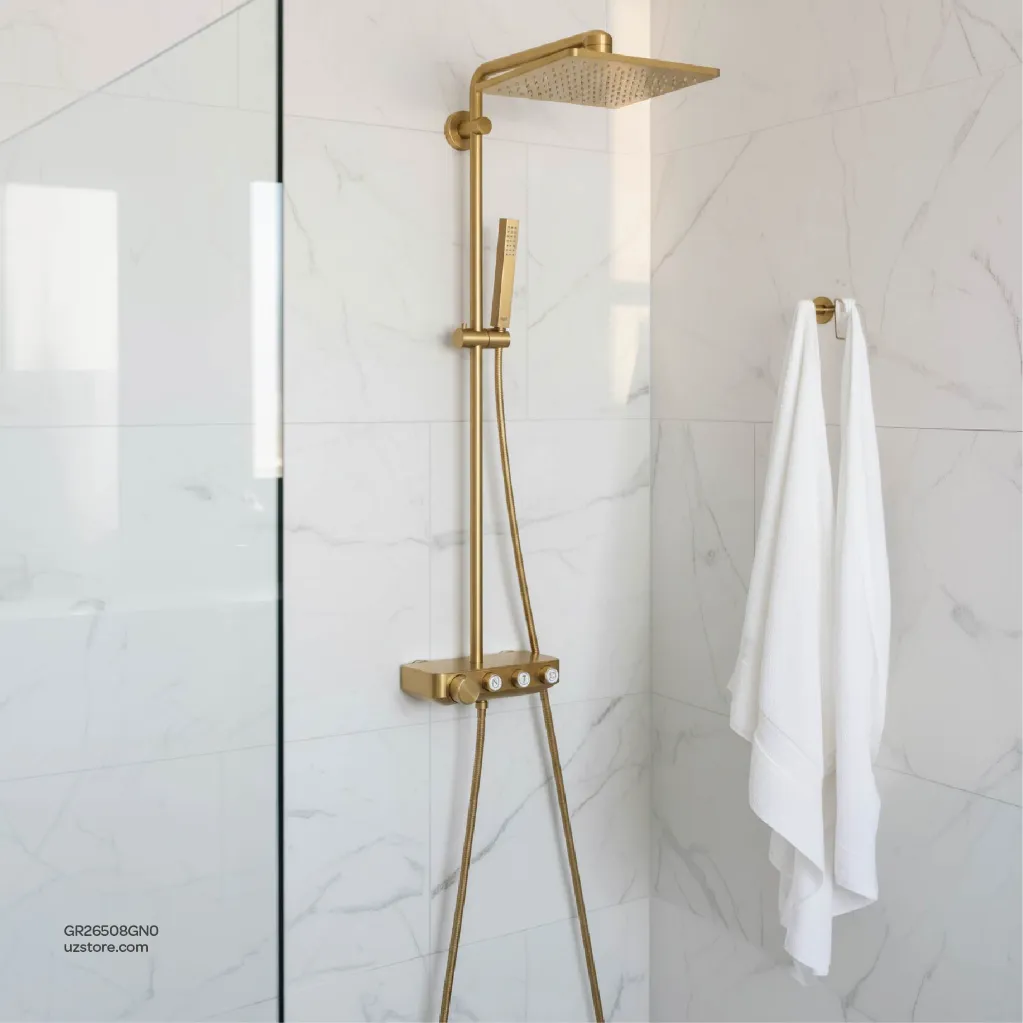 Uzstore Shower system with thermostat for wall mounting GR26508GN0-03.webp