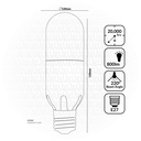 OPPLE LED Stick Lamp8W Warm white E27 