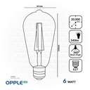 OPPLE LED Filament Lamp 6W Warm White E27 