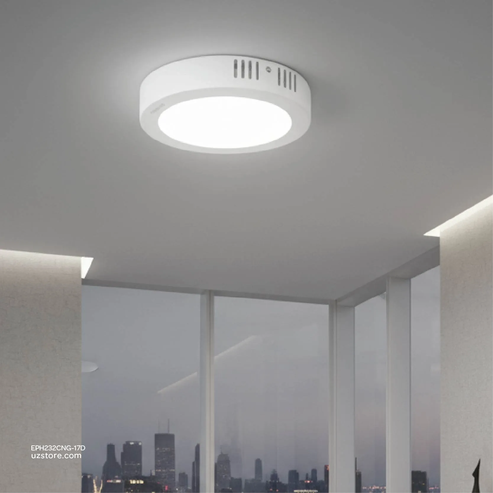 Uzstore Philips Smart Bright CNG Surface Light Round DN058C LED18 865 220-240V D200 RD 17W 6500K Daylight 911401807488 EPH232CNG-17D-03.webp