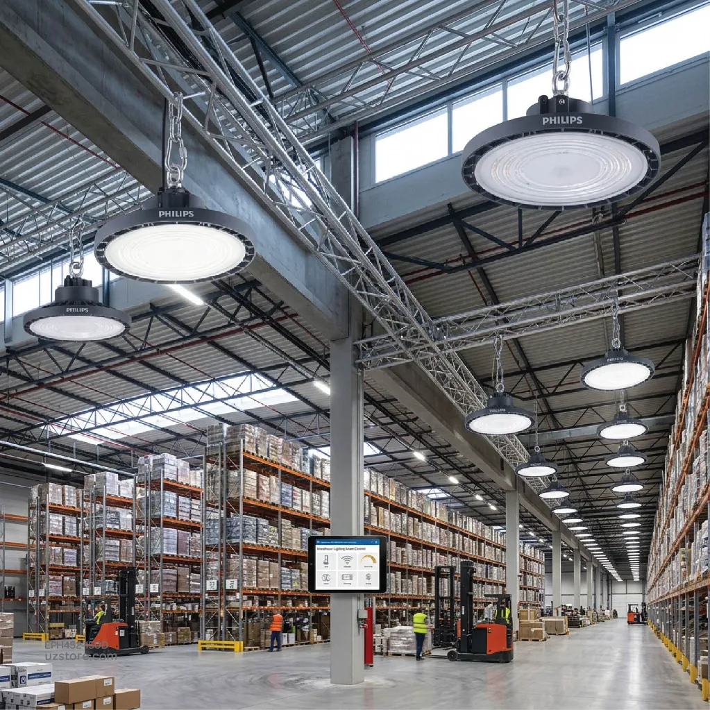 Uzstore PHILIPS Smart Bright Highbay BY239P LED195 CW PSU GM G2  150W 6500K Daylight 911401640307 EPH452-150D-03-04.webp