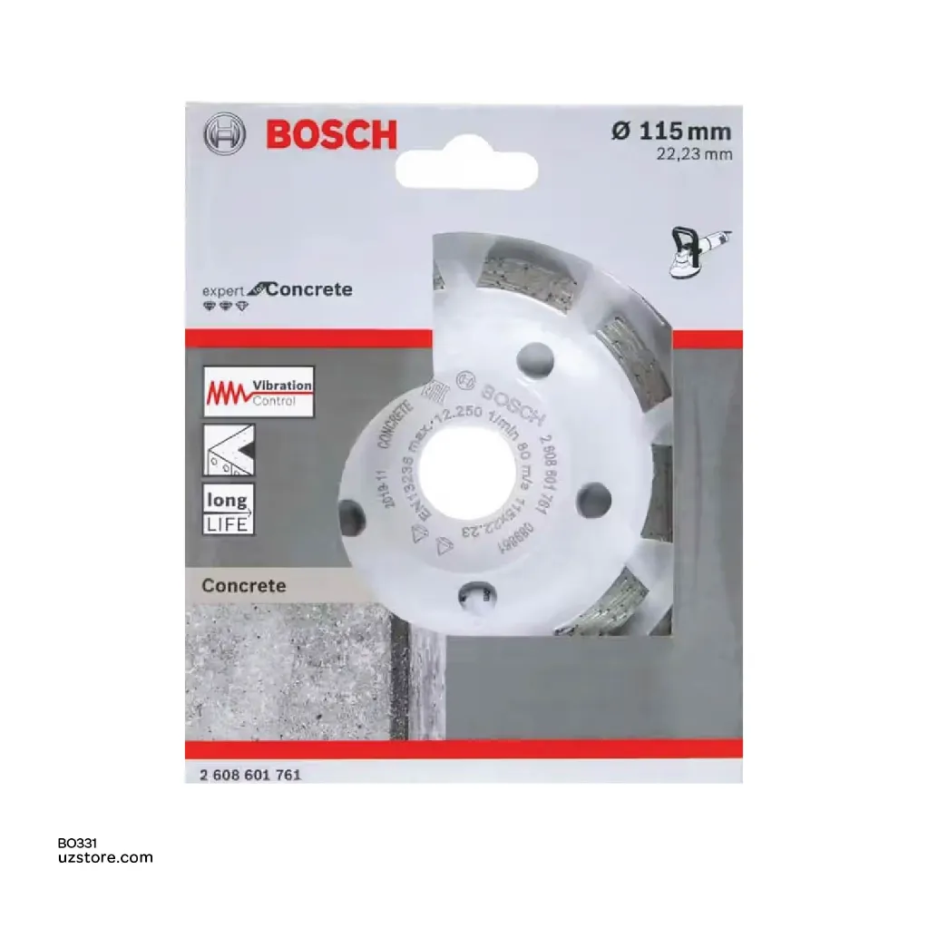Uzstore  Bosch Diamond Cup Wheel Double Row 115mm 2608601761  BO331-02.webp