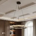 Uzstore  Ring Pendant Light (Black), D60cm, 60W, 3000K , MD22075-60 E1057C-60-03.webp