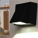 LED Outdoor Wall LIGHT W02-3W WW BLACK