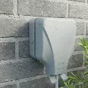 Uzstore Schneider IP66 Single Socket 13A Waterproof HD (MURWP3010N_GY) WSS36H-04.webp