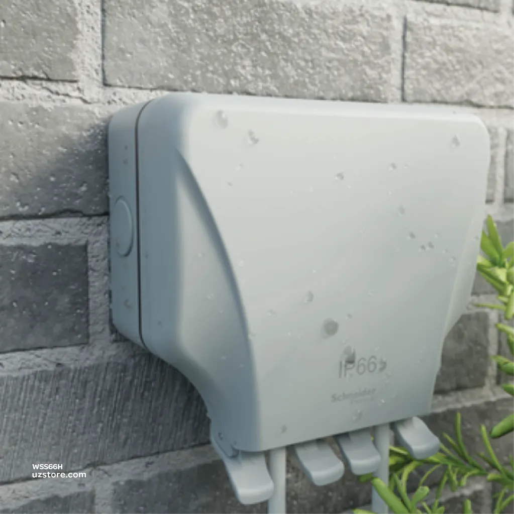 Uzstore Schneider IP66 Double Socket 13A Weatherproof HD (MURWP3020N_GY ) WSS66H-04.webp