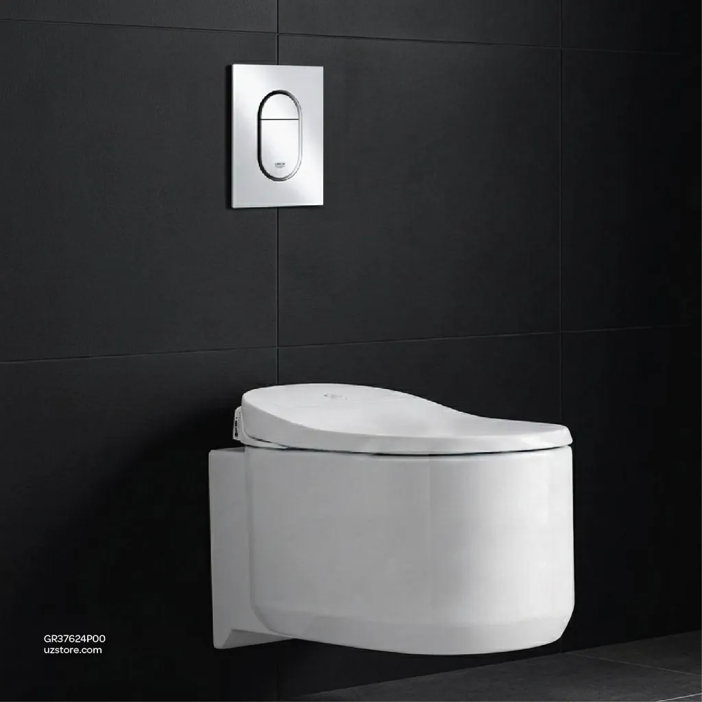 Uzstore  GROHE Arena Cosmopolitan S Wall plate , 37624P00 , matt chrome GR37624P00-04.webp