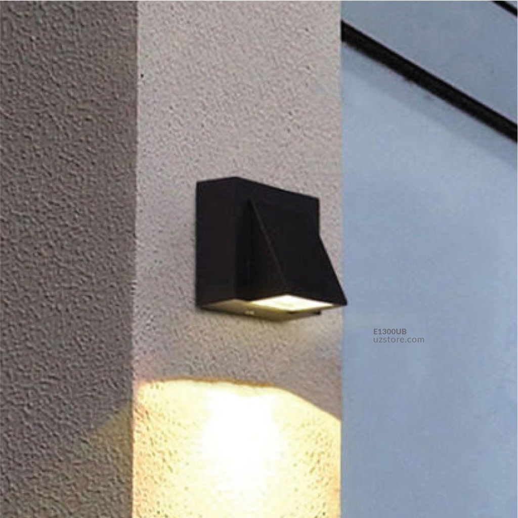 LED Outdoor Wall LIGHT W02-3W WW BLACK