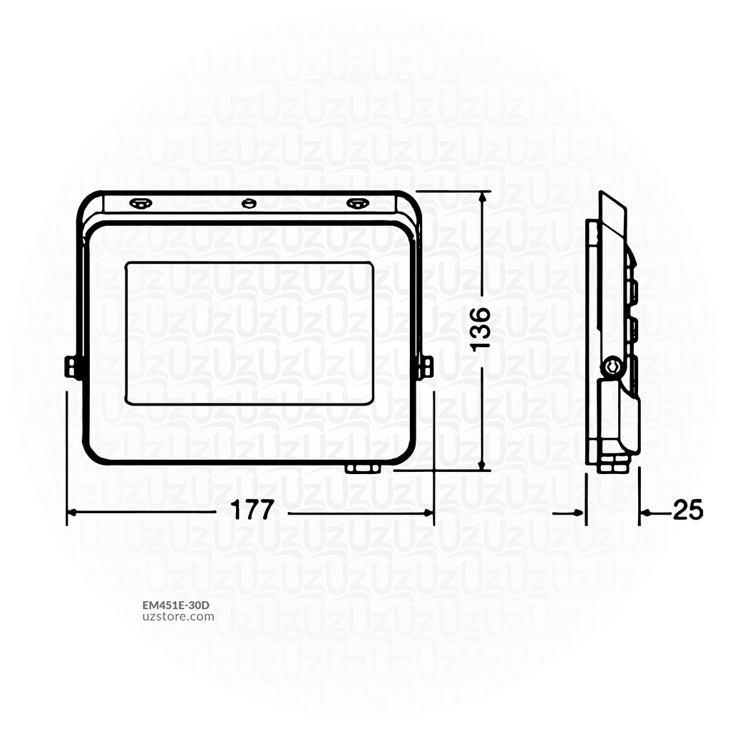 OSRAM LEDVANCE LED FLOODLIGHT 30W 6500K IP65 2700LM 30000 HRS