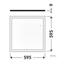 OSRAM 6500K (DAY LIGHT) 60x 60 LED PANEL, 40W, 4000LM 30000 HRS - NON DIMMABLE - IP20