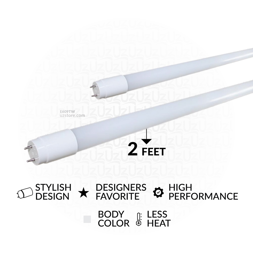 LTF 9W 2Ft T8 Tube Led Lota W.White