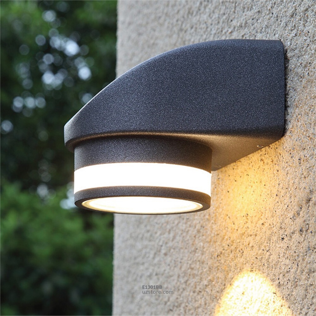 LED Outdoor Wall LIGHT AB-89 WW BLACK