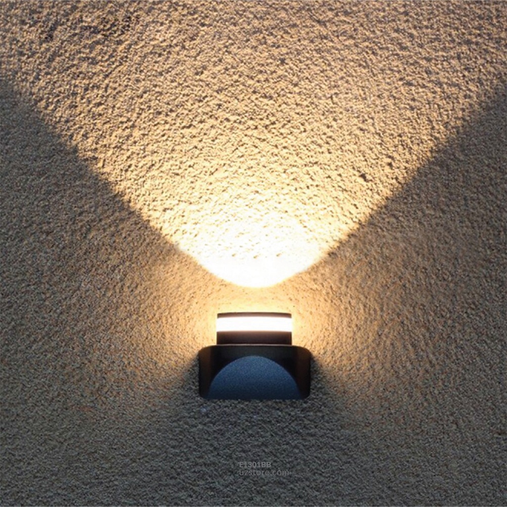 LED Outdoor Wall LIGHT AB-89 WW BLACK