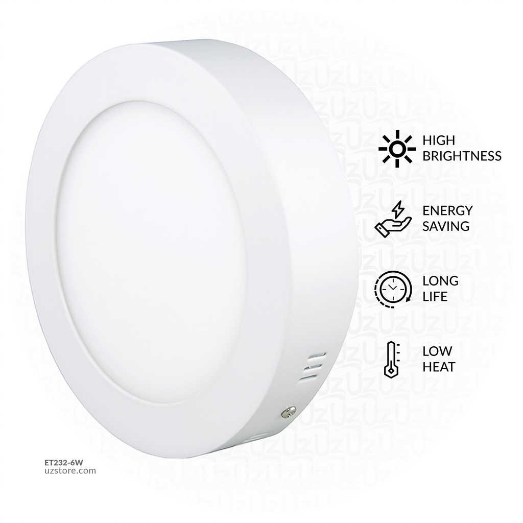 LTF 6W Round Surface light RHO Warm white