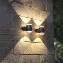 LED Outdoor Wall LIGHT AB-143 WW BLACK