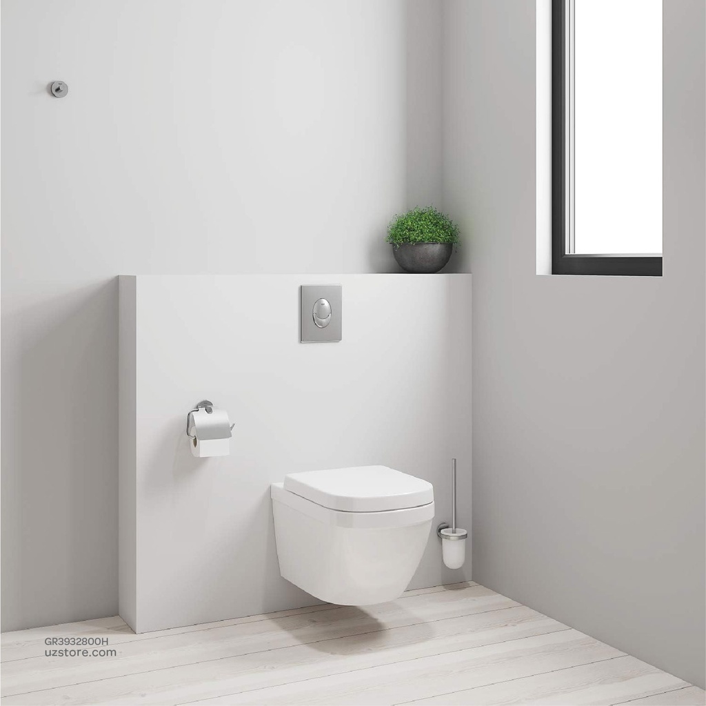 GROHE Euro Ceramic Wall hung WC with PureGuard , 3932800H , alpine white