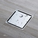 Chrome Color Brass Floor Drain 9873ACP 15*15