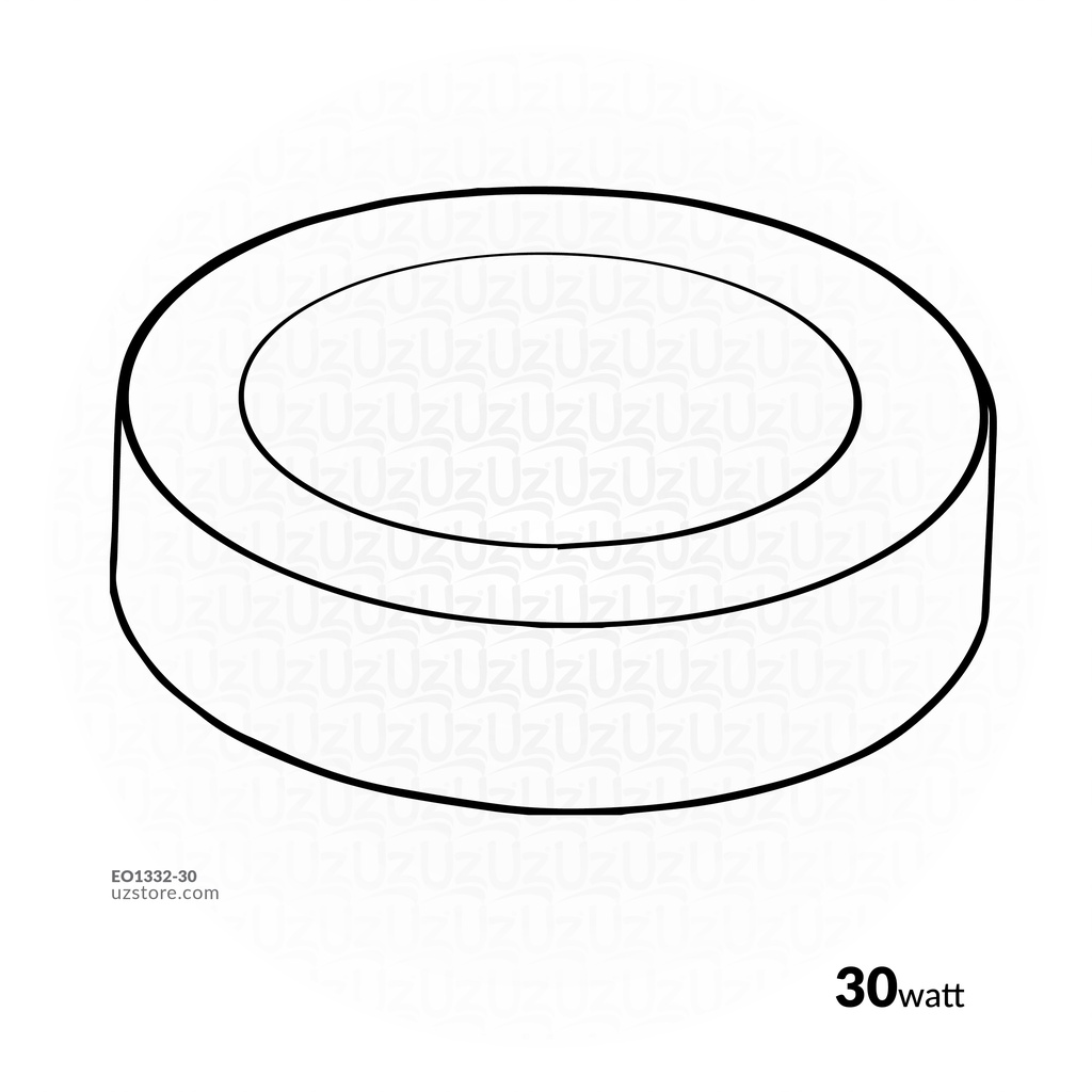 OMEX - Srufac LightLight ROUND 6500k 30W  WH