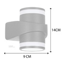 LED Outdoor Wall LIGHT W254-10W WH WHITE