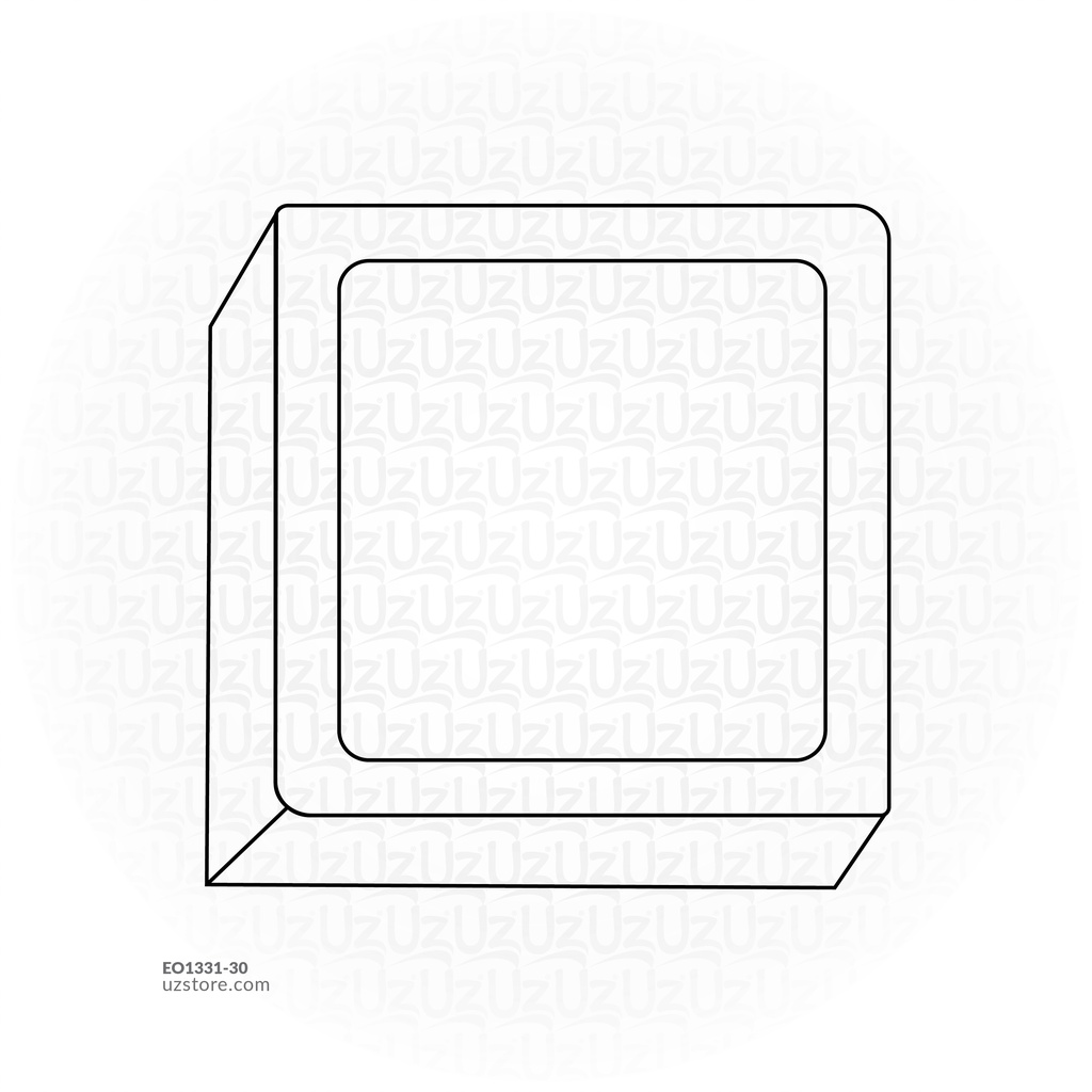 OMEX - Srufac LightLight Square 6500k 30W  WH 