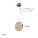 Chandelier 9622-150 GD  12W