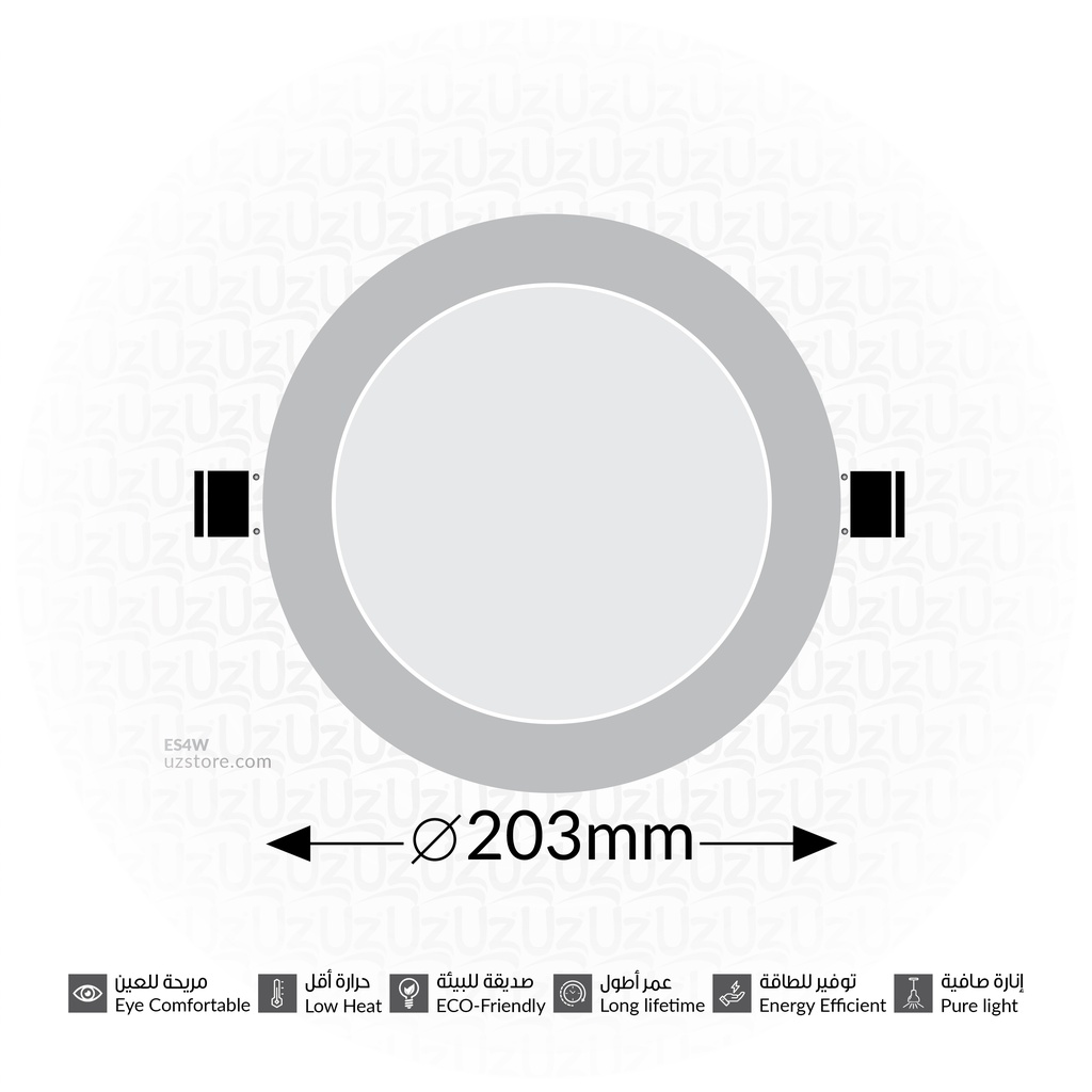 LED spot Light (SAMSUNG 3001) 18W - Warm White