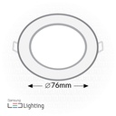 LED spot Light (SAMSUNG 5001) 4W - White