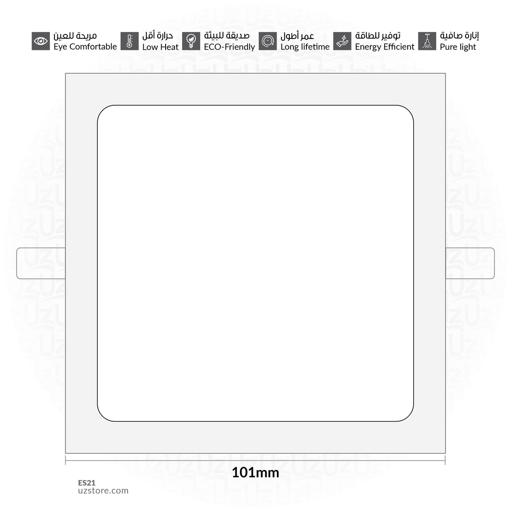 LED spot Light (SAMSUNG 4001) 6W - White