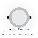 LED spot Light (SAMSUNG 3001) 6W - Warm White