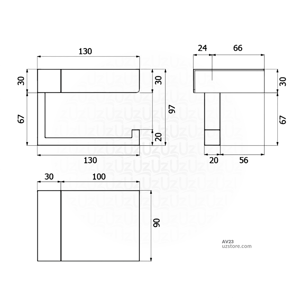 VRH - Toilet Paper Holder FBVHB-O104AS Box SUS304