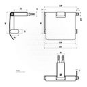 VRH - Toilet Paper Holder FBVHR-V104AS Riviera SUS316