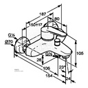 RAK11002 Single Liver Bath & Shower Mixer