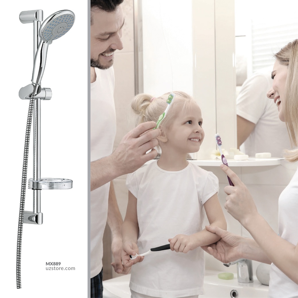 Kludi RAK42005 4S Shower Set (120MM) L=600mm, (Hand Shower + Hose + Bar+ Soap Dish)