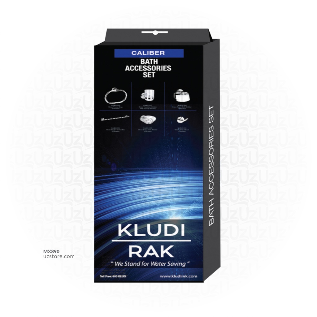 Kludi RAK21021 Bathroom accessories, 6pcs