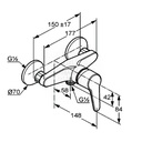 RAK Polaris - Shower Mixer 10003