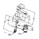 Kludi-RAK PROJECT XL 11060 Single Lever Wash Basin Mixer with