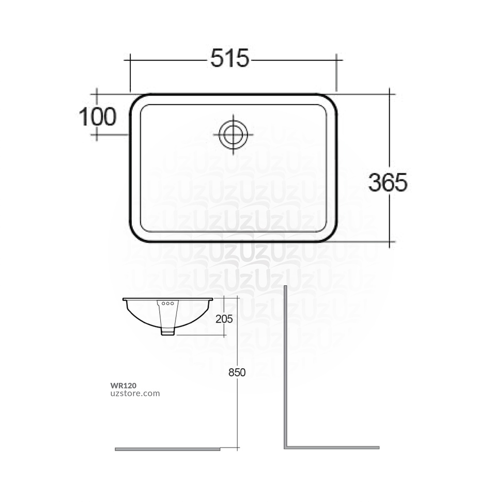 RAK- Cleo Under Counter 510x360mm