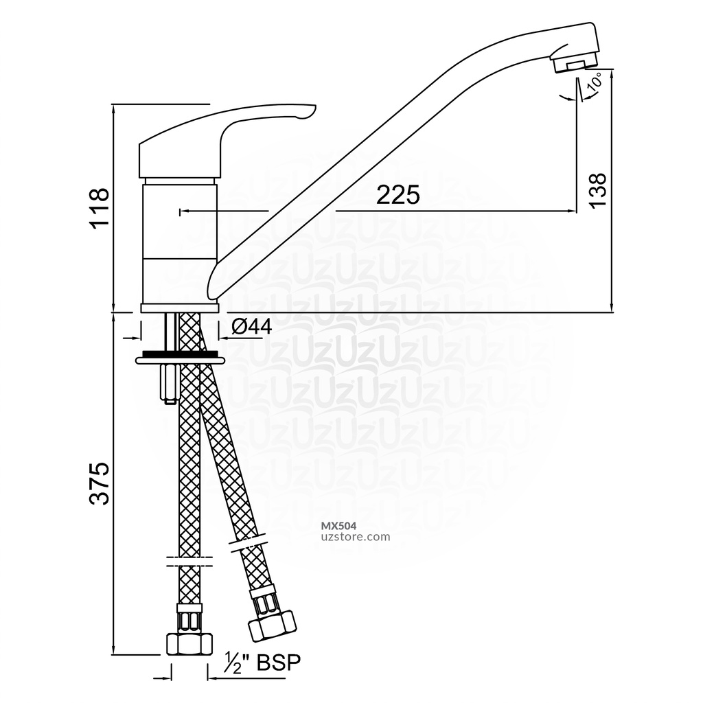 SINK MIXER JAQUAR 33173B