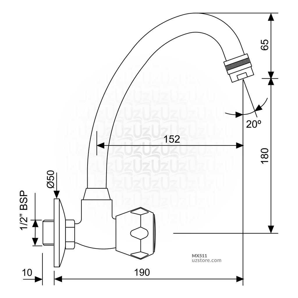 SINK TAP JAQUAR 3357