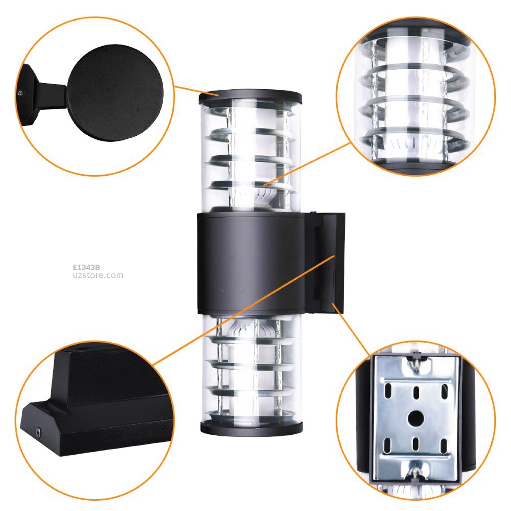 LED Outdoor Wall LIGHT YH6602 Black