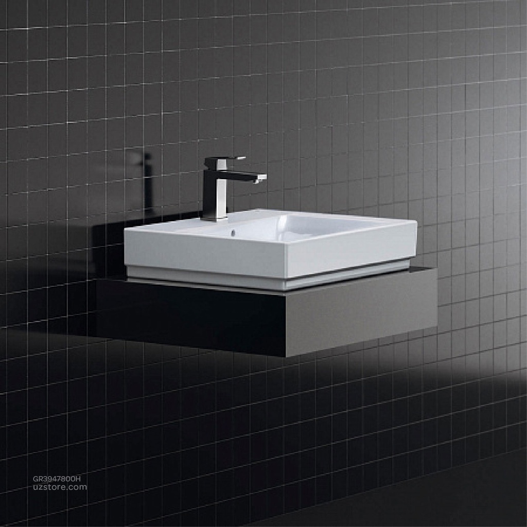 GROHE Cube Ceramic Counter top basin 50 , 3947800H , alpine white