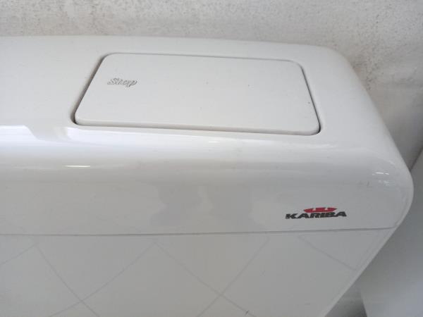 Kariba Flush Tank White - Push type