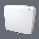 Kariba Flush Tank White - Push type