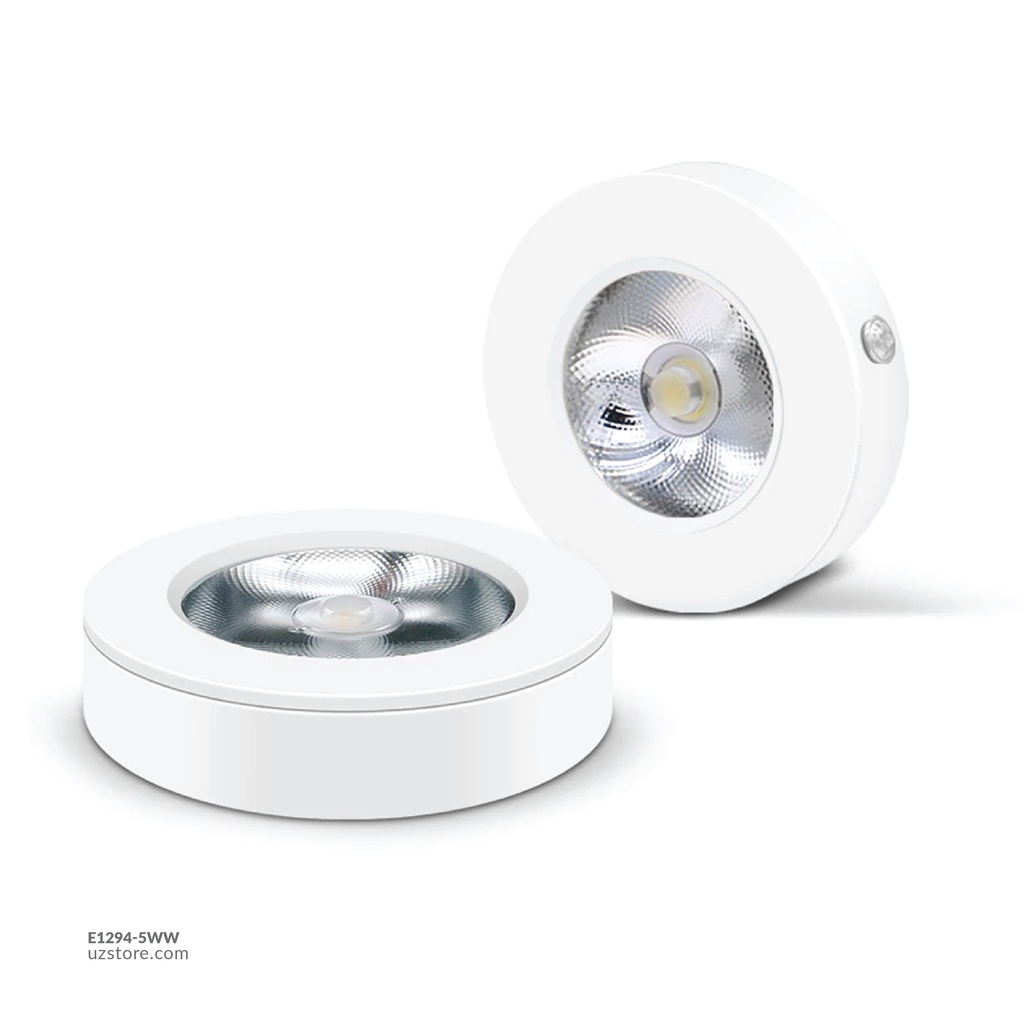 Slim Round Surface LED Light 5W PL-MZ Warm White