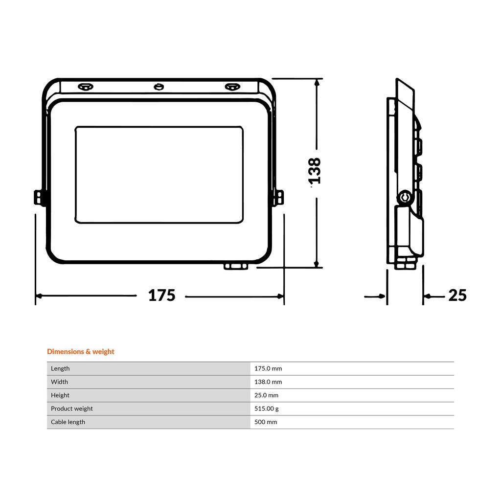 OSRAM LEDVANCE LED ECO FLOODLIGHT 30W 6500K IP65 2550LM 30000 HRS